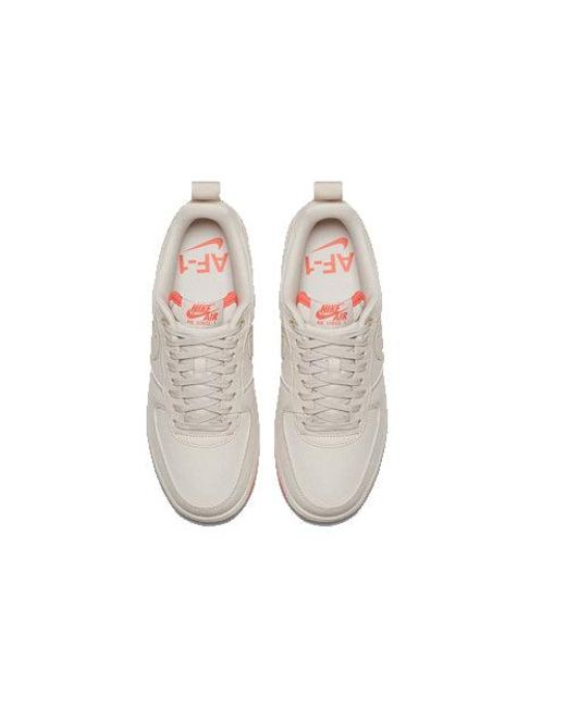 Nike White Air Force 1 07 Canvas 'Desert Sand' for men