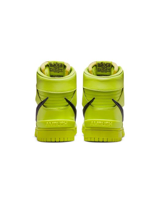 Nike Yellow X Ambush Dunk High 'Flash Lime' for men