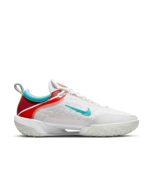 Nike White Zoom Court Next Hard Court Tennis Shoes for men