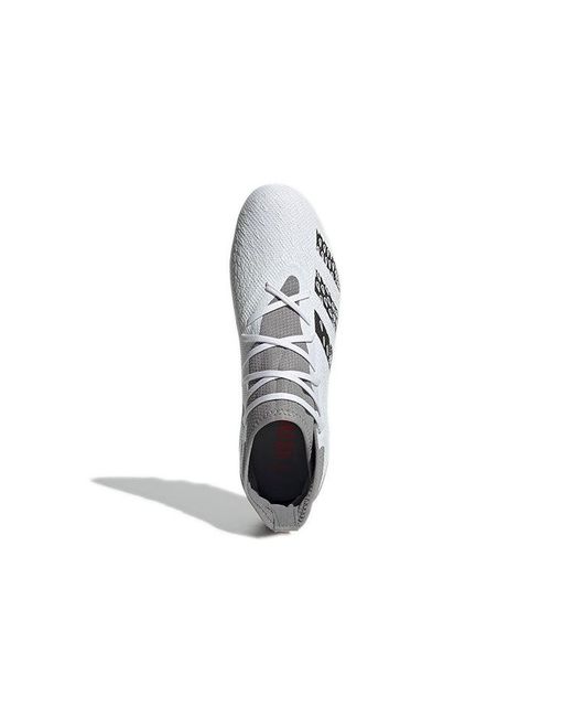 Adidas White Predator Freak.3 Hg for men