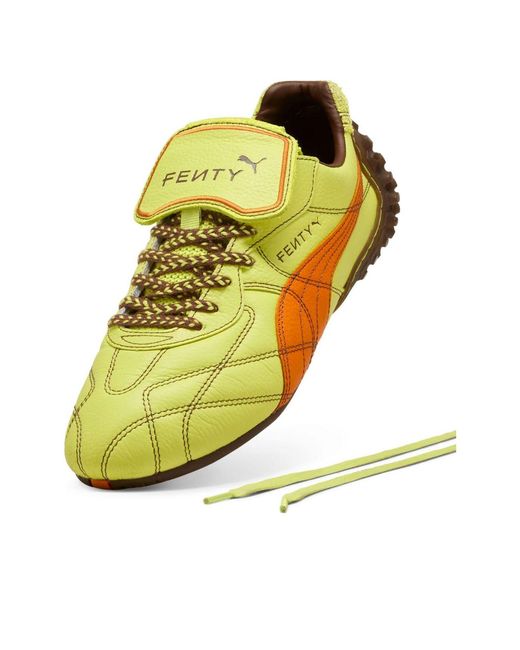 PUMA Yellow X Fenty By Rihanna Avanti Ls Stitched 'Lime Sheen' for men