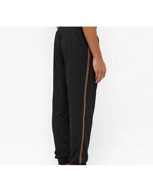 Gucci Black Airtex Rope Taped Gg Logo Track Pant for men