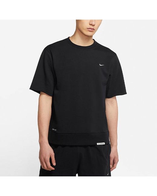 Nike Black Dri-Fit Standard Issue Round Neck Pullover Sports Short Sleeve for men