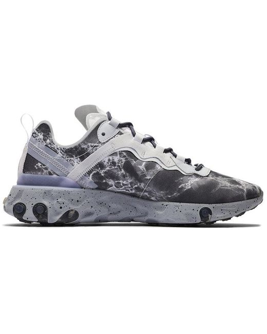 Nike White Kendrick Lamar X React Element 55 'Pure Platinum' for men