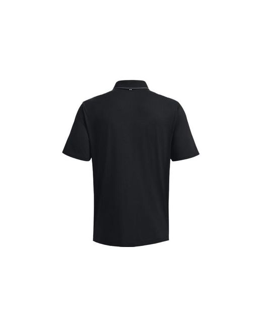 Under Armour Black Iso Chill Logo Polo Shirt for men