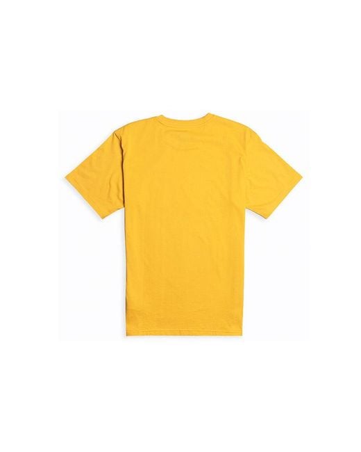 Adidas Yellow Originals Bb Pillar Tee Short Sleeve for men