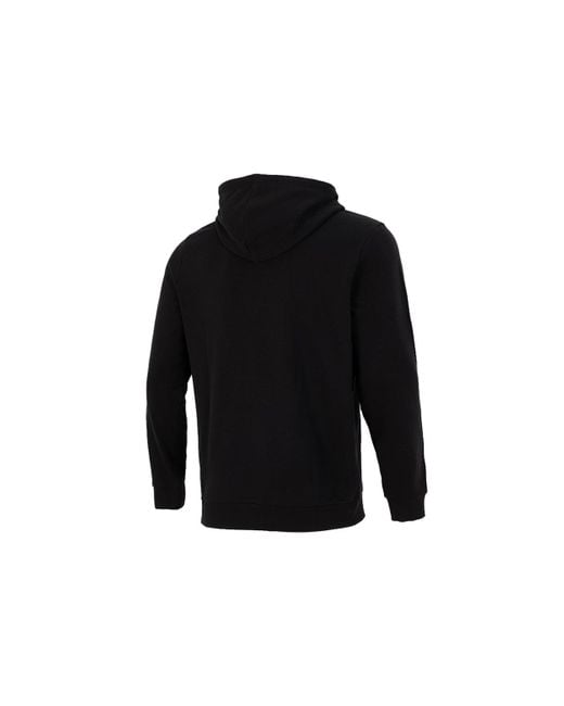 PUMA Black Logo Printing Solid Color Sports for men
