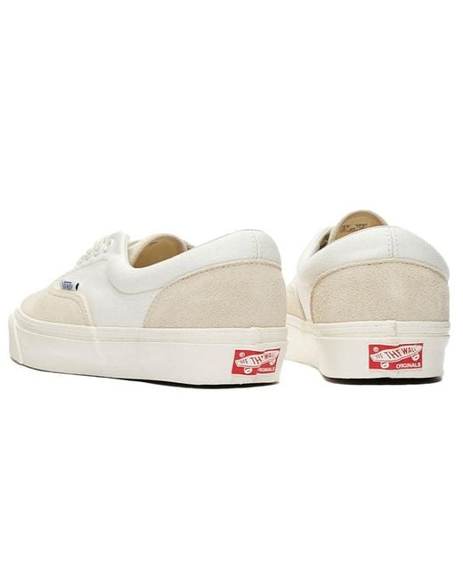 Vans White Era Lx Suede Canvas 'Pearl Marshmallow' for men