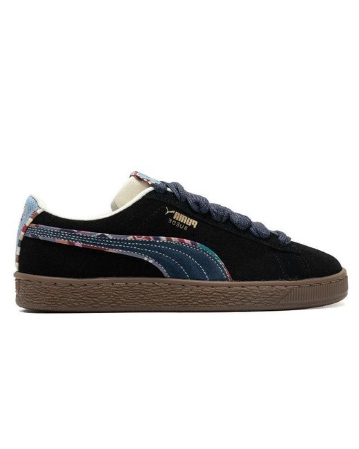PUMA Black Suede Bz Emb Marzipan Light'