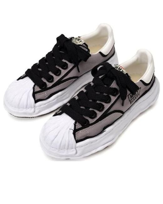 Maison Mihara Yasuhiro Black Blakey Low Original Sole for men
