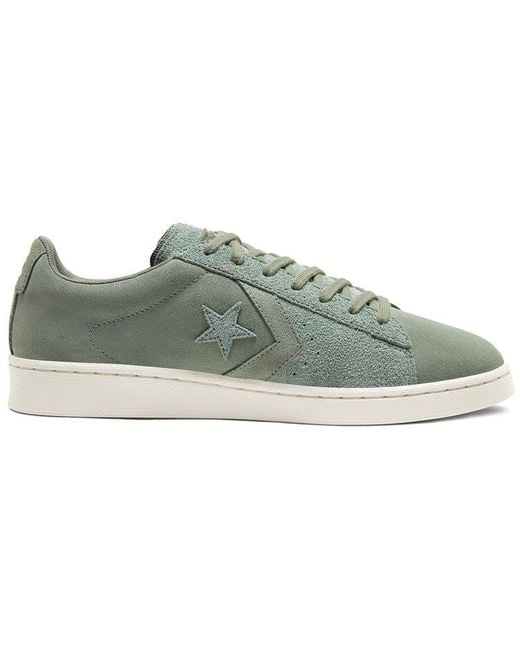 Converse Green Pro Leather Low 'Earth Tone Suede for men