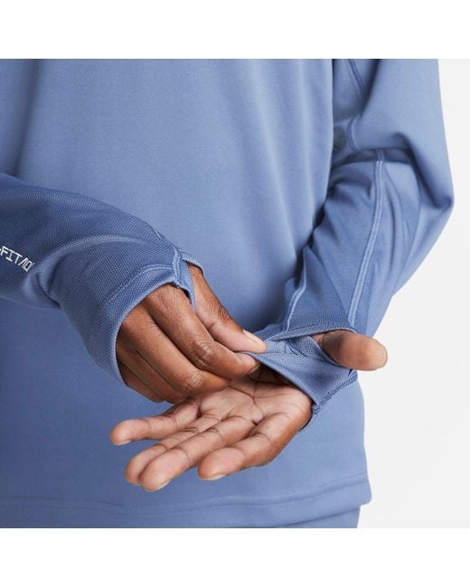 Nike Blue Medium Acg Dri-Fit Adv Lava Tree Uv Hoodie for men
