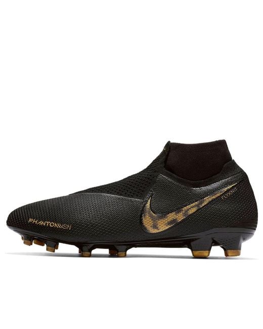 Nike Black Phantom Vision Elite Df Fg Metallic Vivid' for men