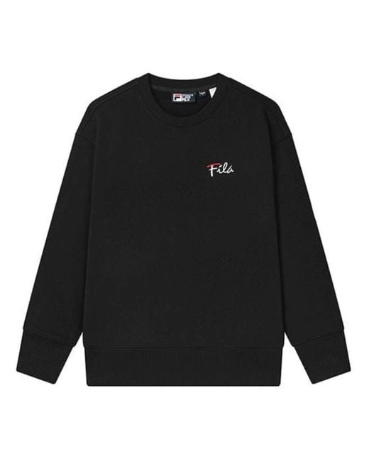 Fila Black Logo Sweater for men
