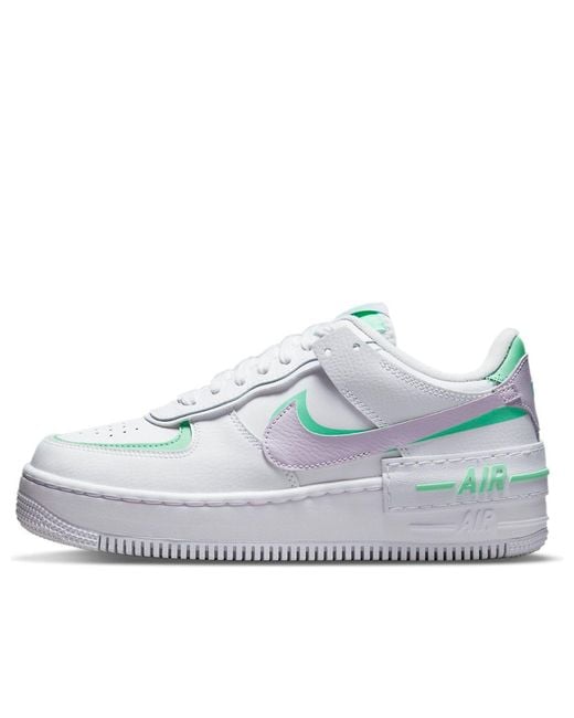 Nike White (Wmns) Air Force 1 Shadow 'Infinite Lilac'