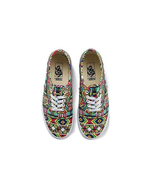Vans Blue Clottee X Authentic 'Multi' for men