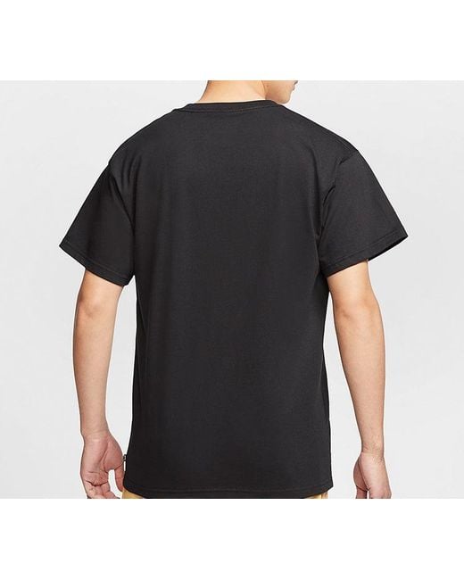 Nike Blue Sb Skateboard Funny Pattern Skateboard Short Sleeve for men