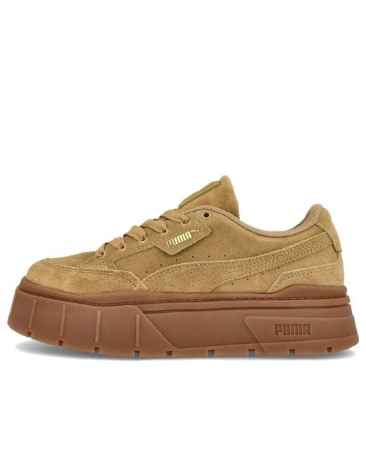 PUMA Brown (Wmns) Mayze Stack Suede