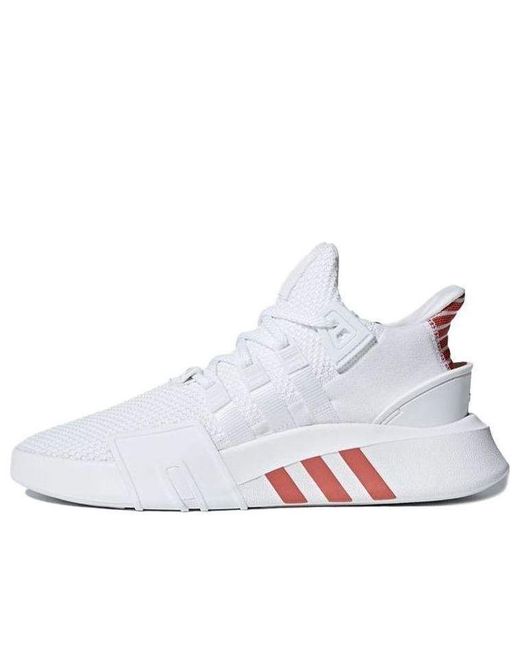 Adidas White Eqt Bask Adv 'Triple' for men