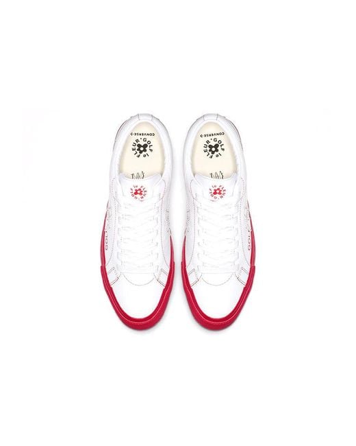 Converse White Golf Le Fleur X One Star Ox 'Racing' for men