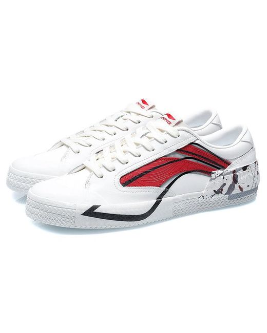 Li-ning Red Weiwu Paris Fashion Week Vintage Shoes for men