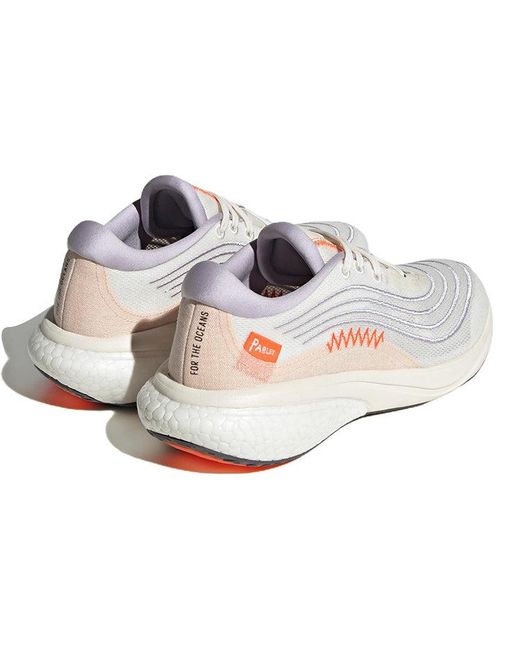 Adidas White Supernova 2.0 X Parley Shoes