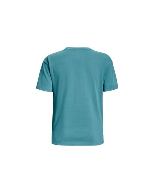 Under Armour Blue (Wmns) Heavyweight Graphic T-Shirt