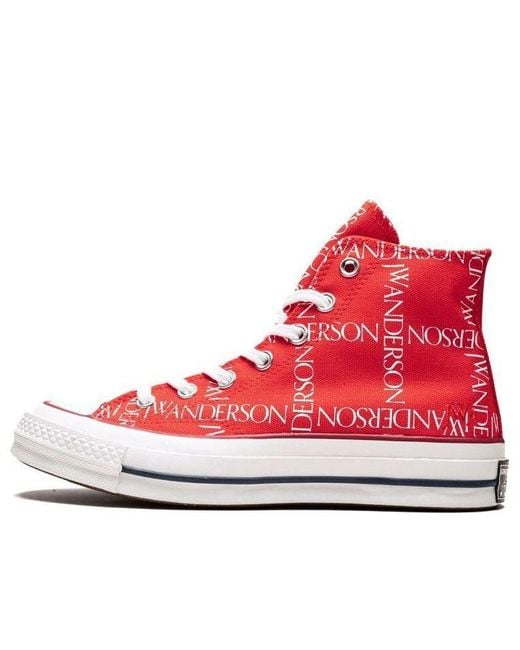 Converse Red J.W. Anderson X Chuck 70 Hi Top 'Grid' for men