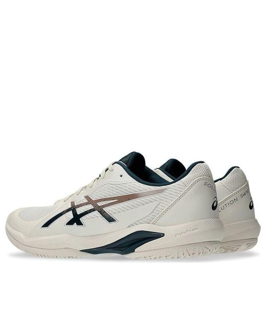 Asics White Solution Swift Ff 2 'Birch Saxon' for men