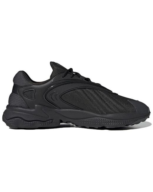 Adidas Black Originals Oztral Shoes 'Core Solar' for men