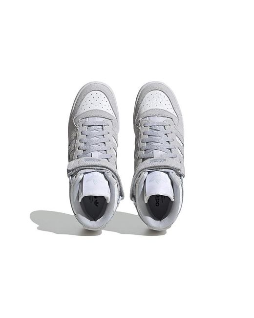 Adidas White (Wmns) Forum Mid Shoes 'Halo'