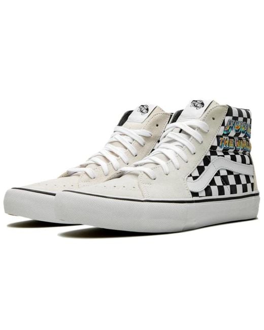 Vans Black Supreme X Sk8-Hi 'Fuck The World for men