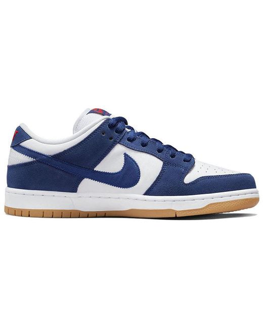 red and blue nike sb