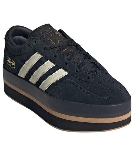 Adidas Blue (Wmns) Gazelle Stack 'Core Cream Gum'
