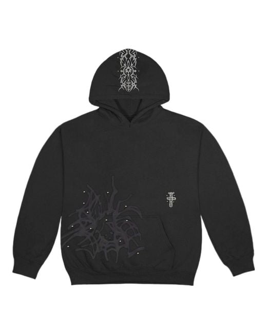 Travis Scott Black Cactus Jack Fw22 Studded Hoodie for men