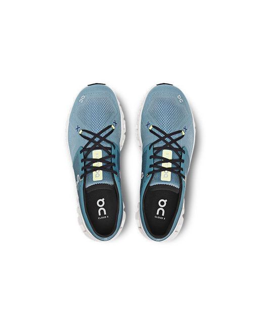 On Shoes Blue Cloud X 3 'Pewter' for men
