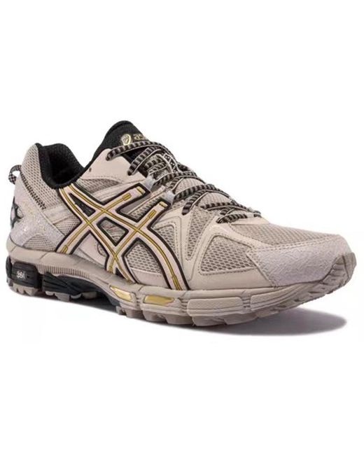 Asics White Gel-Kahana8 Shoes for men