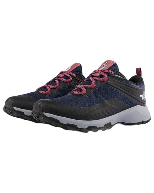 The North Face Blue (Wmns) Cragmont Waterproof Hiking Shoes