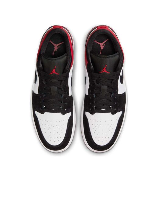 Nike Red 1 Low Toe' for men