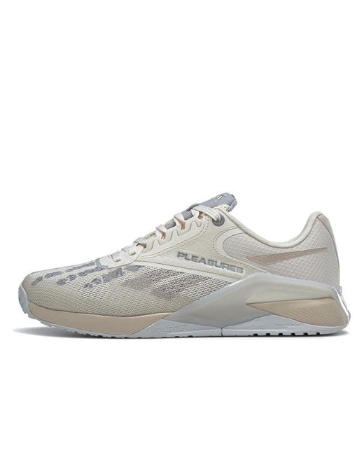 Reebok Gray Nano 6000 X Pleasures 'Sandtrap' for men