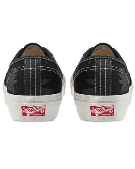 Vans Black Og Authentic Lx 'Island Leaf for men