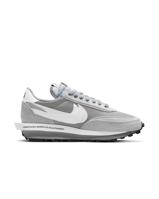Nike White X Sacai X Fragment Design Ldv Waffle 'Light Smoke' for men