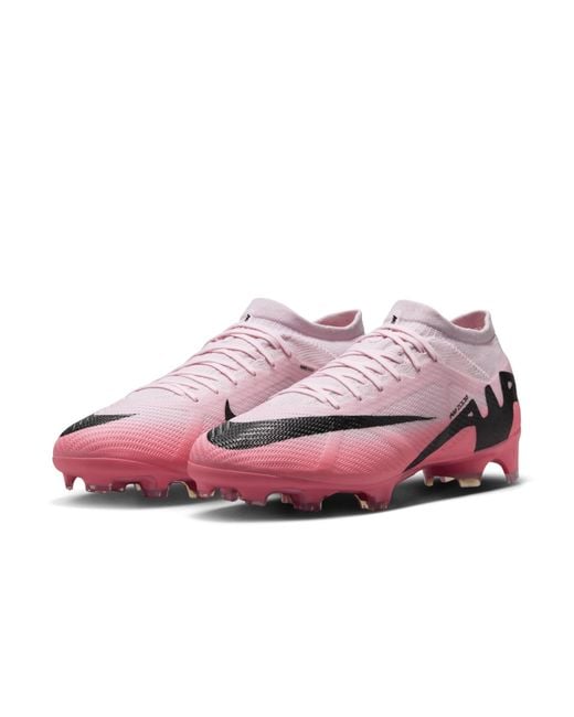 Nike Pink Zoom Mercurial Vapor 15 Pro Fg Foam' for men