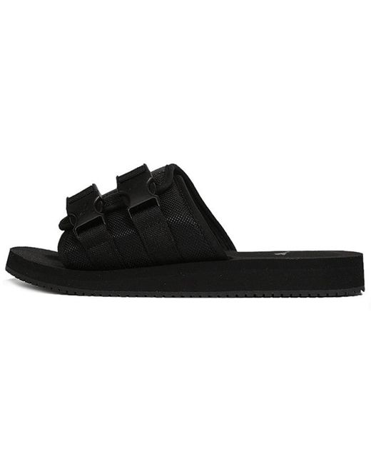 PUMA Black Wilo Lux Sandal Slide for men