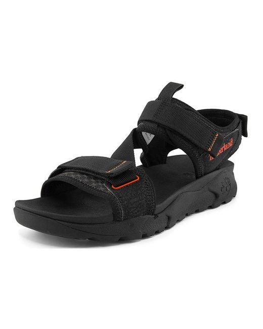 Timberland Black Ripcord Double-Strap Sandals for men