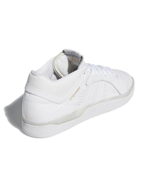 Adidas White Tyshawn 'Triple' for men