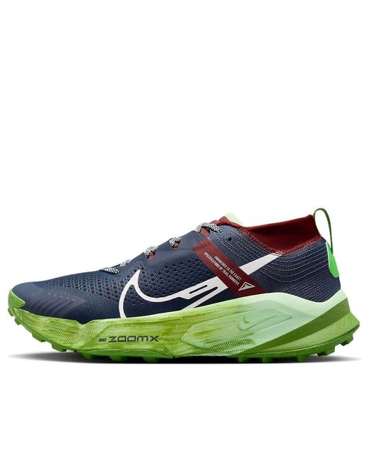 Nike Blue Zoomx Zegama Trail for men