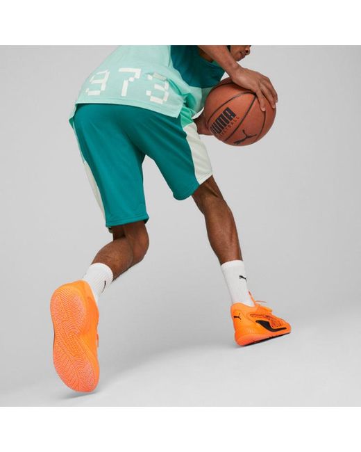 PUMA Blue Training Basketball Shorts for men