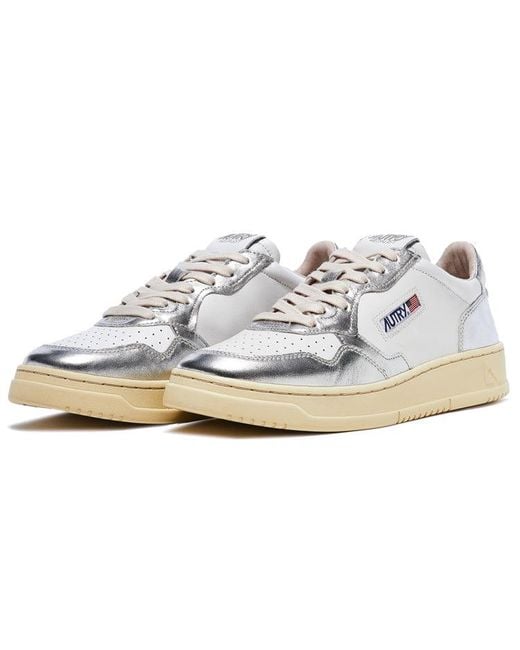 Autry White (Wmns) Medalist Low Top Bicolor
