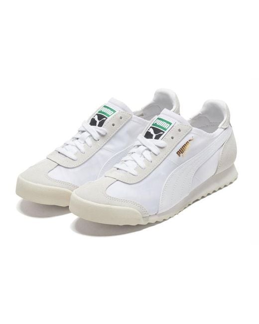PUMA White Roma Og Nylon Cream' for men